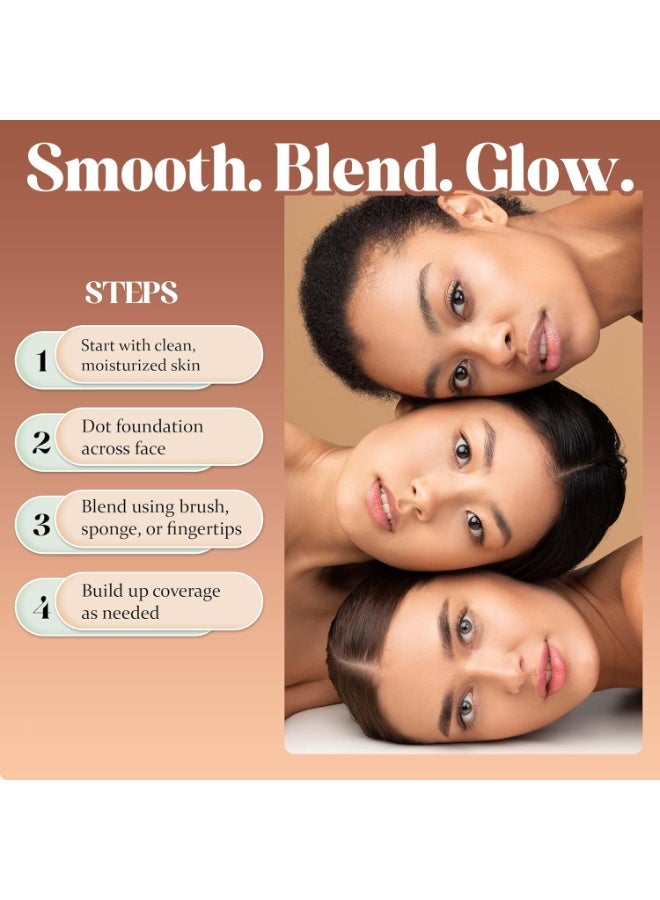 Colors Queen Oil Control Base Foundation | Combination of Primer, Concealer & Moisturizer, Skin Brightening | Water Resistant with Dewy Finish Foundation for Face Makeup (04 - Natural Almonds, 30ml) - Image 3